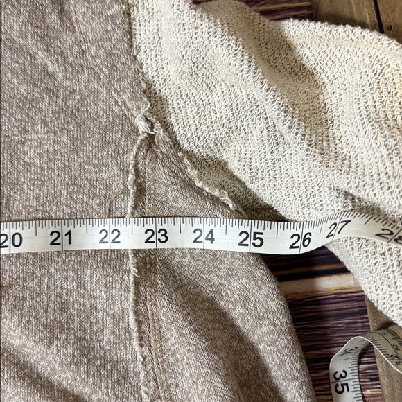 We The Free Brown and Cream Hooded Sweater - Picture 9 of 10